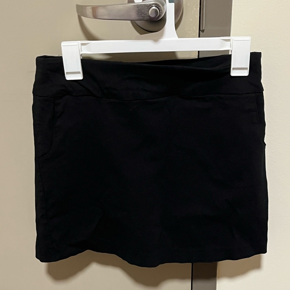 Zac & Rachel Petite Black Denim Skirt